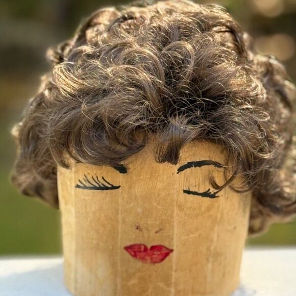 NEW Gabor Flexlite Wig Kanekalon Personal Fit Cap Short Curly Brown #10 main image 6